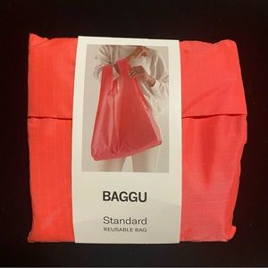 NWT BAGGU WATERMELON PINK Standard Size Reusable Bag